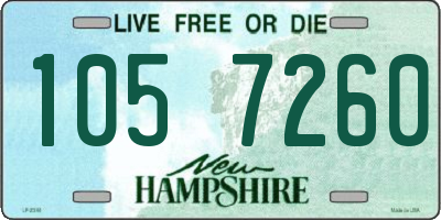 NH license plate 1057260