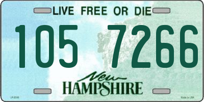 NH license plate 1057266