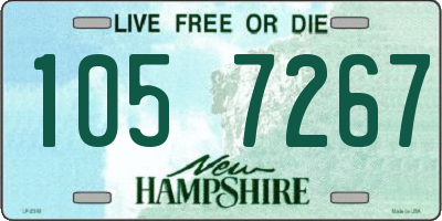 NH license plate 1057267