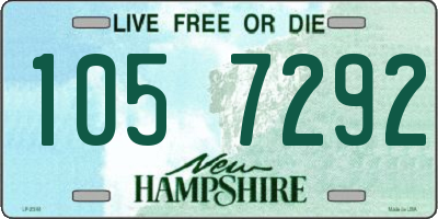 NH license plate 1057292