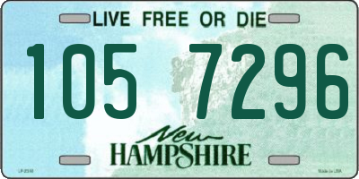 NH license plate 1057296