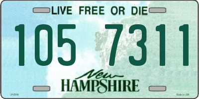 NH license plate 1057311