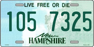 NH license plate 1057325