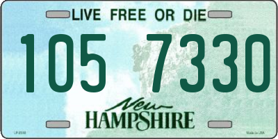 NH license plate 1057330