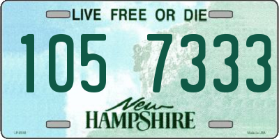 NH license plate 1057333