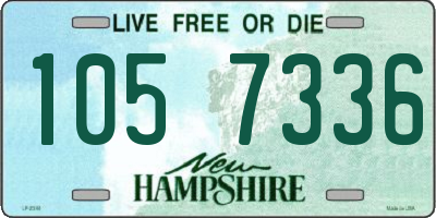 NH license plate 1057336