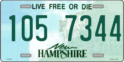 NH license plate 1057344