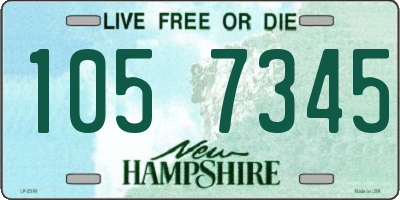 NH license plate 1057345