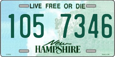 NH license plate 1057346