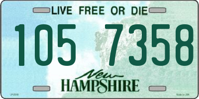 NH license plate 1057358
