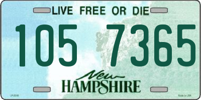 NH license plate 1057365