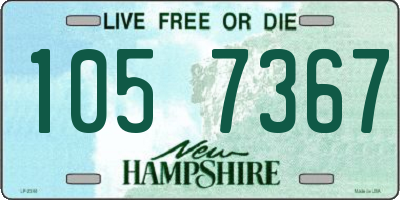 NH license plate 1057367