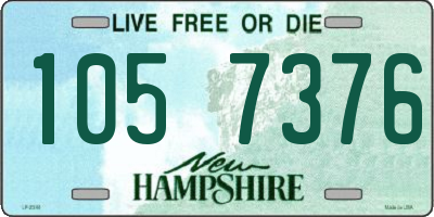 NH license plate 1057376