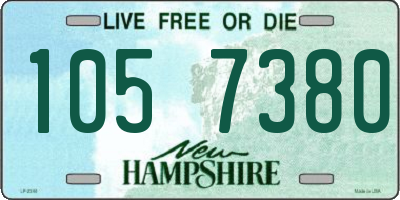 NH license plate 1057380