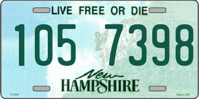 NH license plate 1057398