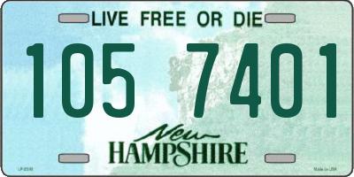 NH license plate 1057401