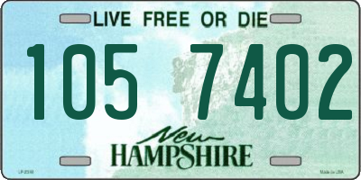 NH license plate 1057402