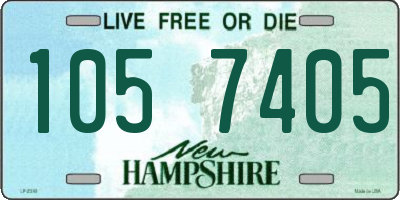 NH license plate 1057405
