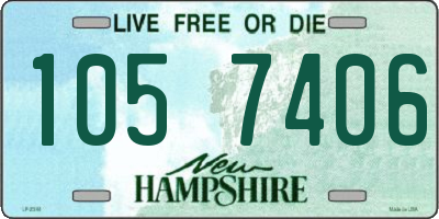 NH license plate 1057406