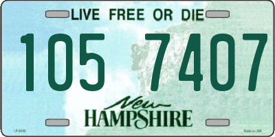 NH license plate 1057407