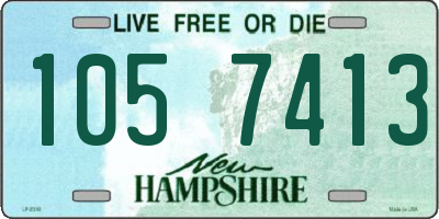 NH license plate 1057413