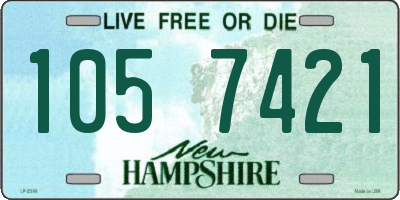 NH license plate 1057421