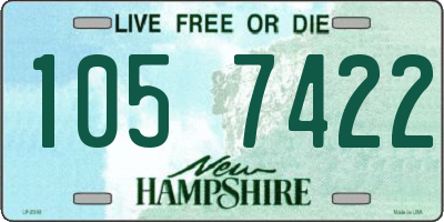 NH license plate 1057422