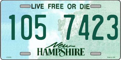 NH license plate 1057423