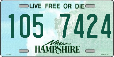 NH license plate 1057424