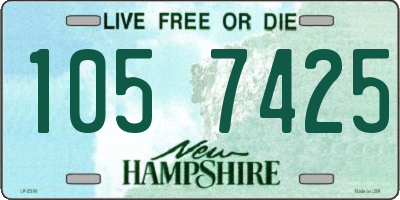 NH license plate 1057425