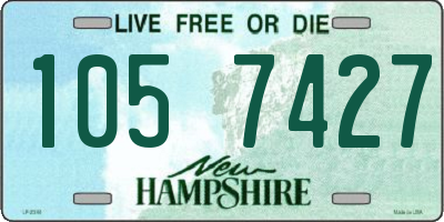 NH license plate 1057427