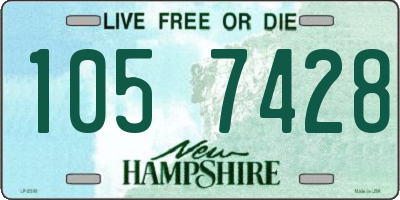 NH license plate 1057428