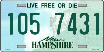 NH license plate 1057431