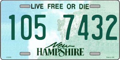 NH license plate 1057432