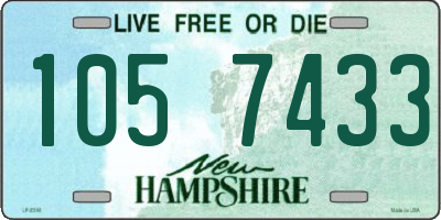 NH license plate 1057433