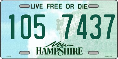 NH license plate 1057437