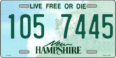 NH license plate 1057445