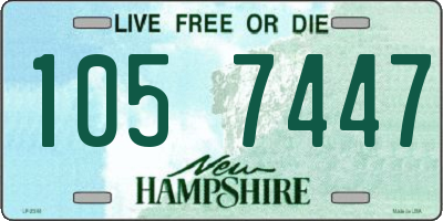 NH license plate 1057447
