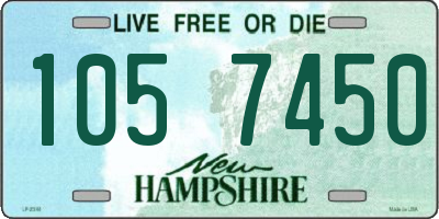 NH license plate 1057450