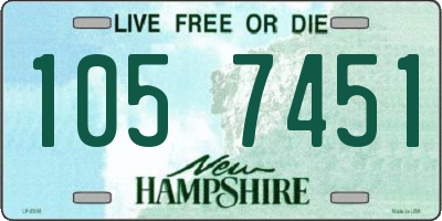 NH license plate 1057451