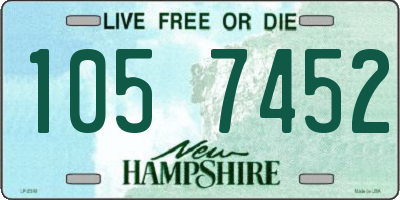 NH license plate 1057452