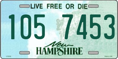 NH license plate 1057453