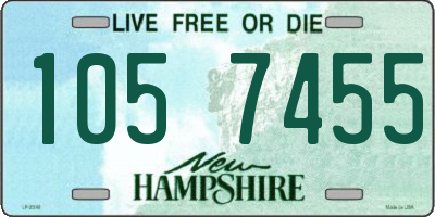 NH license plate 1057455