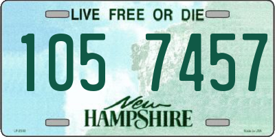 NH license plate 1057457