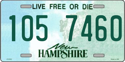 NH license plate 1057460