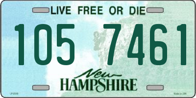 NH license plate 1057461