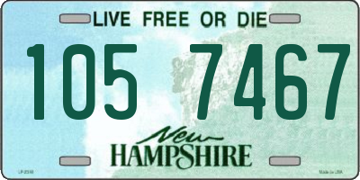 NH license plate 1057467