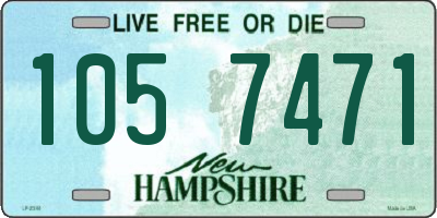 NH license plate 1057471