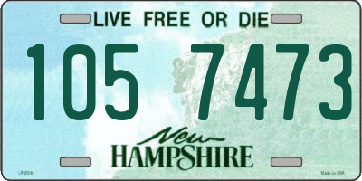 NH license plate 1057473
