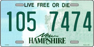 NH license plate 1057474